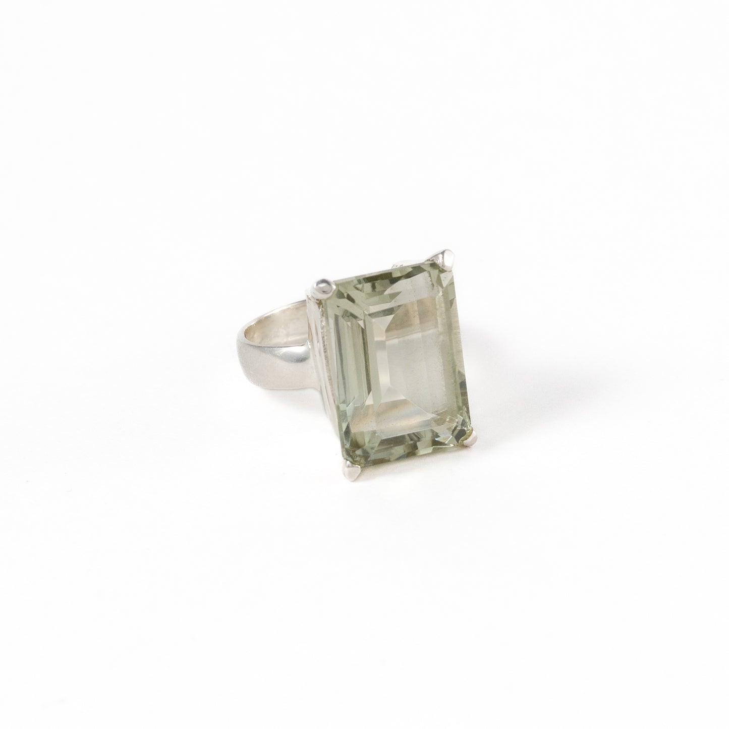 Green Amethyst Ring