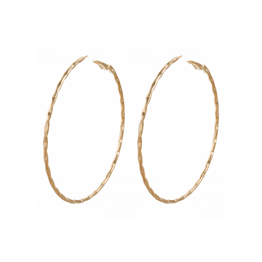 Textured Hoop Earrings