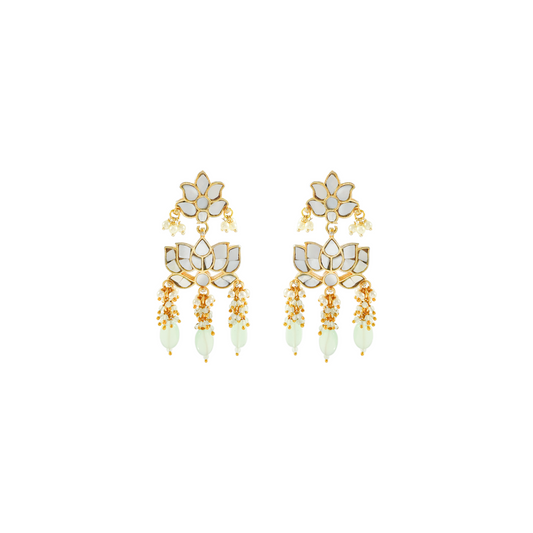 Mother of Pearl Aventurine Earrings